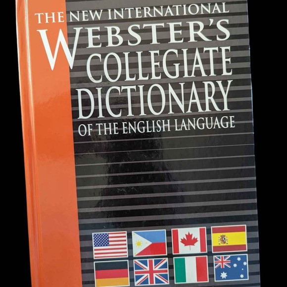 Websters Collegiate Dictionary International Encyclopedic Ed Hardcover School - Picture 1 of 4